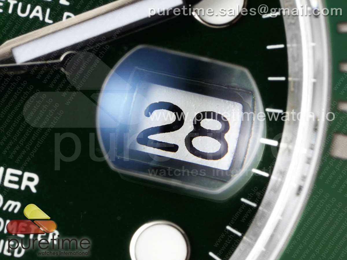 Submariner 40mm 116610 LV Green Ceramic 904L Steel RAF A2824 - Image 17