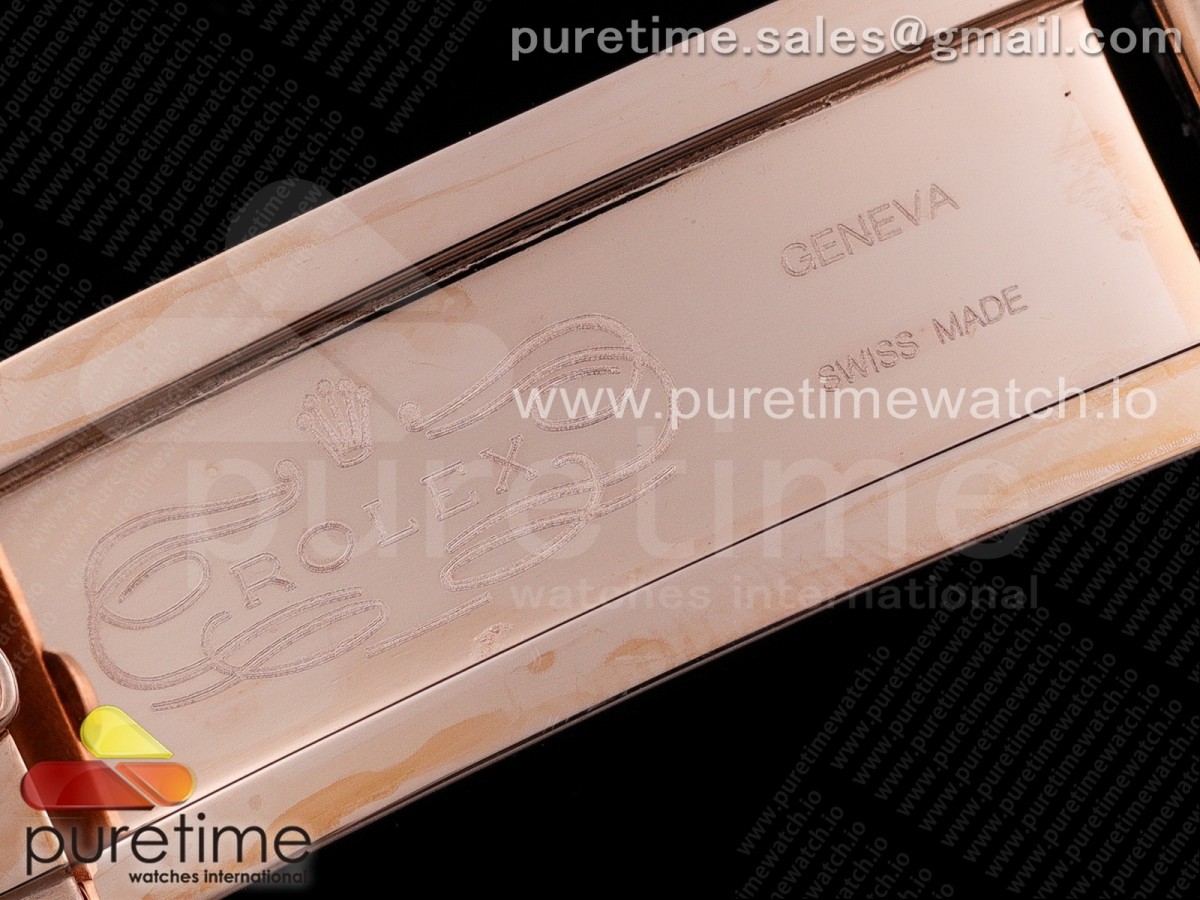 GMT-Master II Rootbeer 126715 CHNR Nero / Brown ceramica Clean Factory avvolto RG caso oro e bracciale A2836 - immagine 11
