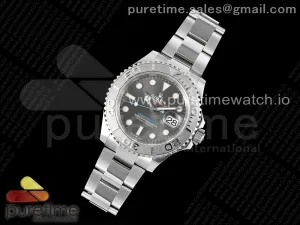 Yacht-Master 126622 904L Steel AR+F Gray Dial on SS Bracelet VR3235